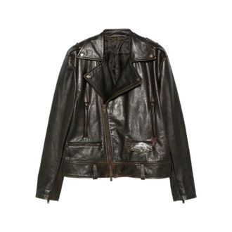 Salvatore Santoro Jassen, Heren, Bruin, XL, Leer, 51658-U Jas