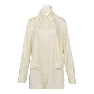 Jil Sander Blouses, female, Beige, Size: 2XS Camicia