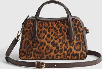 Madewell The NW856 Handbag Womens Caramel Leopard Crossbody Strap GBO3837