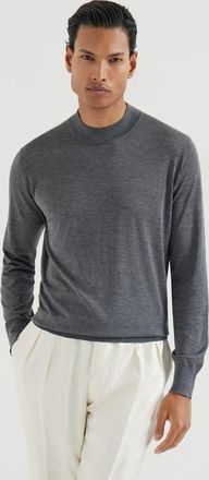 Brunello Cucinelli Lightweight sweater in Dark Grey at Nordstrom, Size 44 It
