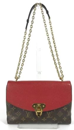 Louis Vuitton Pre-owned Shoulder Bags, female, Red, Size: ONE SIZE Pre-owned Canvas louis-vuitton-bags