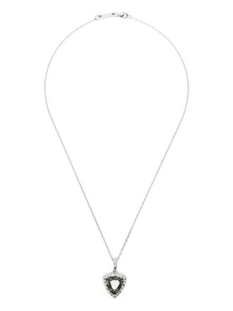 Darkai Collana con tormalina taglio trillion - Argento