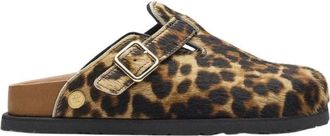 Birkenstock Schoenen, Dames, Bruin, 36 EU, Leer, Boston Fur