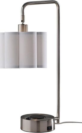 Adesso Dover Supercharger Desk Lamp in Brushed Steel at Nordstrom