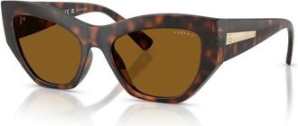 Vogue Eyewear Vo 5607S Zonnebril - Dames - Zonnebrillen - Bruin - 53 MM - Nylon - Accessoires