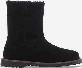 Birkenstock Womens Womens Uppsala Zip Shearling - Black - Size: 5