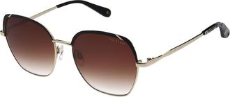 Ted Baker TB1786 Baye 002 Womens Sunglasses Gold Size 56