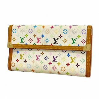 Louis Vuitton Blanc Long Wallet (Tri-Fold) (Pre-Owned)