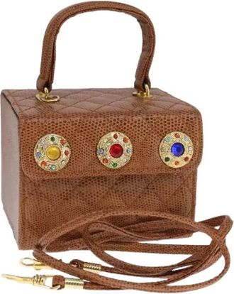 Fendi Pre-owned Vintage Mini Tas - Dames - Vintage Mini Tas - Bruin - ONE Size - Leer - Vintage