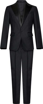 Dsquared2 London Suit In Black Wool