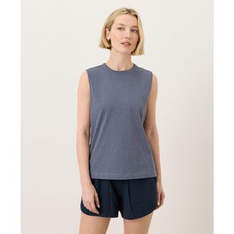 Pact Organic Cotton Soft-Slub Essential Tank in Light Steel Blue at Nordstrom, Size Xx-Large