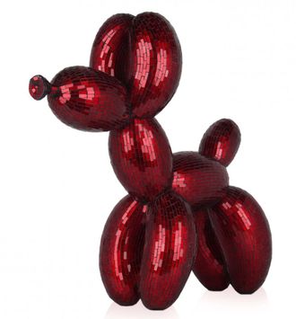 ADM Design-Skulptur Ballonhund - Rot