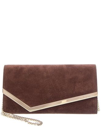 Jimmy Choo London Emmie Suede Clutch