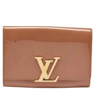 Louis Vuitton Pre-owned Fabric Clutch - Dames - Pre-owned - Beige - Maat: ONE Size