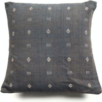 Studio Variously Nira Indigo Hand Spun Organic Cotton Handloom Pillow - Cover Only at Nordstrom