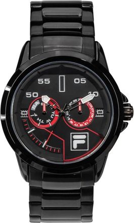 Fila Heren Roestvrijstalen Horloge Actieve Collectie - Heren - Horloges - Zwart - ONE Size - Accessoires