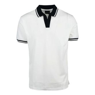 Emporio Armani Heren, Tops, Wit, Maat: XL Katoen