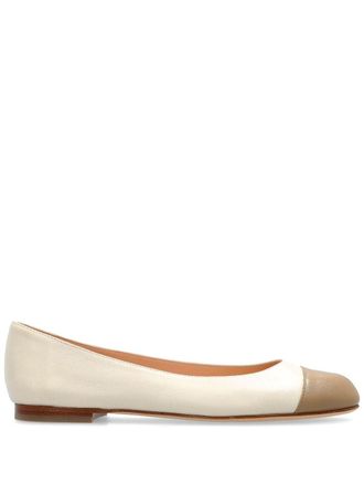AGL Milly ballerina shoes - women - Leather - 38.5 - Neutrals