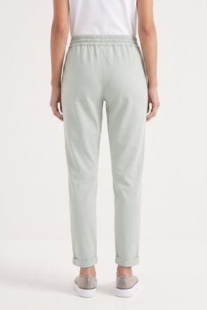 Brunello Cucinelli Cotton Trousers - Light Green