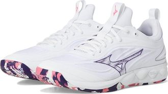 Mizuno Wave Luminous 3 Womens Volleyball Shoes Violet Quartz : 10.5 D - Wide, Faux Leather