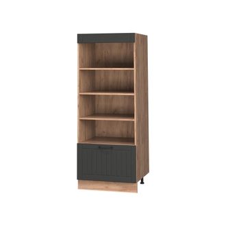 Vicco Estanter&iacute;a De Cocina Fame-line, Gris Oscuro/roble Dorado, 60 Cm, Vicco