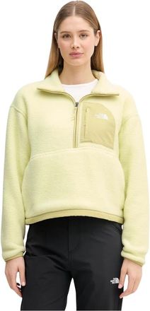 The North Face Yumiori Off Peak 1/2 Zip Jacket - Dames - Fleece jassen - Groen - S - Fitness