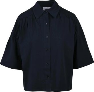 Alpha Studio shirt - Dames - Overhemden - Blauw - M - Katoen - Overhemden
