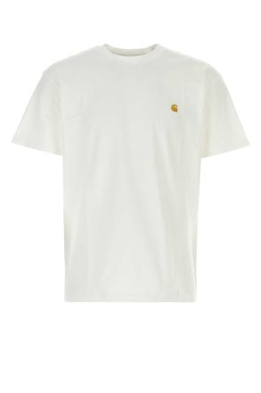 Carhartt Work in Progress Carhartt Wip White Cotton S/S Chase T Shirt