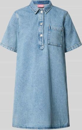 Jack & Jones Relaxed Fit Minikleid in Denim-Optik Modell Amara in Hellblau, Gr&ouml;&szlig;e XS