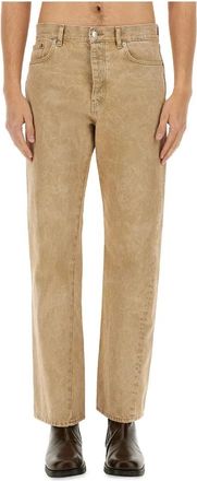 Sunflower Straight Twist Jeans - Heren - Regular Fit Jeans - Beige - W30 L32 - Katoen - Jeans