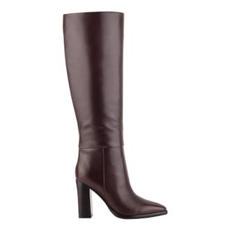 Marc Fisher Womens Lannie Dress Boot In Dark Red