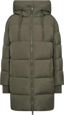 Mos Mosh Donsjack in Dusty Olive - Dames - Parka Jassen - Groen - L - Jassen