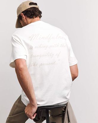 Jacamo Heavyweight Relaxed Fit Graphic T-Shirt