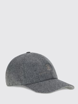 Brunello Cucinelli Hat Men color Grey