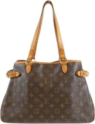Louis Vuitton Pre-owned Shoulder Bags, female, Brown, Size: ONE SIZE Pre-owned Vintage Canvas Shoulder Bag