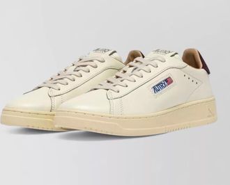 Autry leather panelled lace-up sneakers