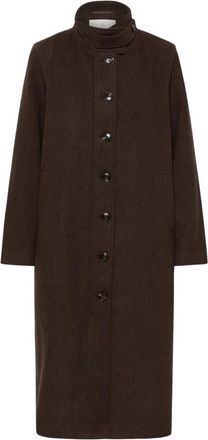 Kaffe KCmachel Suede Coat - - Coats - Donna - Marrone - S