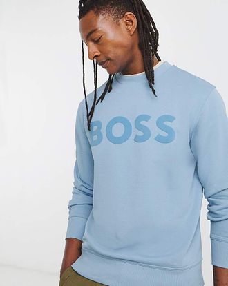 HUGO BOSS Classic Logo Crew Neck Sweat