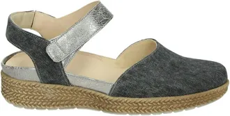 Durea Schoenen, Dames, Grijs, 40 1/2 EU, Leer, 5924 H Espadrilles