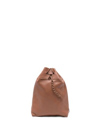 Forte_Forte Robusto secchiello piatto in pelle piccola