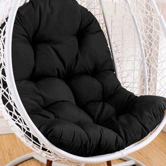 OEM Coj&iacute;n Grueso E Impermeable Para Columpio - Coj&iacute;n De Respaldo Solo Para Columpios De Jard&iacute;n - Coj&iacute;n Resistente A Las Manchas, Duradero Y C&oacute;modo (negro,