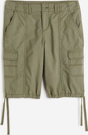H&M Cargoshorts - Khakigr&uuml;n