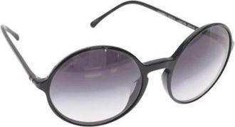 Chanel Pre-owned Accessories, female, Black, Size: ONE SIZE Pre-owned Plastic Sunglasses
