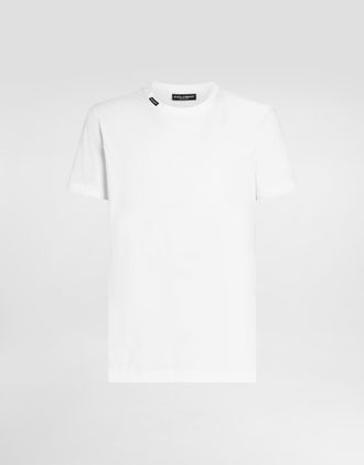Dolce & Gabbana Cotton Jersey T-shirt - Man T-shirts And Polos White Cotton 44