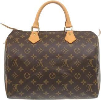 Louis Vuitton Pre-owned Handbags, female, Brown, Size: ONE SIZE Pre-owned Monogram Canvas Handbag