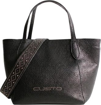 Custo Barcelona Lumena Schoudertas - Dames - Shoppers - Zwart - ONE Size - Leer - Tassen