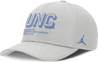 Jordan Brand Mens Jordan Brand Gray North Carolina Tar Heels 2025 Sideline Dust Pinched Rise Adjustable Hat at Nordstrom, Size Medium/large