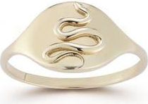 Ember Fine Jewelry 14K Gold Snake Signet Ring at Nordstrom Rack, Size 6