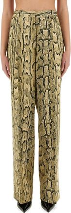 Dries Van Noten Textured Wide-Fit Jacquard Pants
