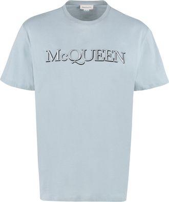 Alexander McQueen Logo Cotton T-shirt